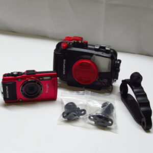 OLYMPUS オリンパス カメラ TG-4 ハウジング PT-0562点セット 付属品 バッテリーあり ダイビング スキューバ 水中 の商品画像